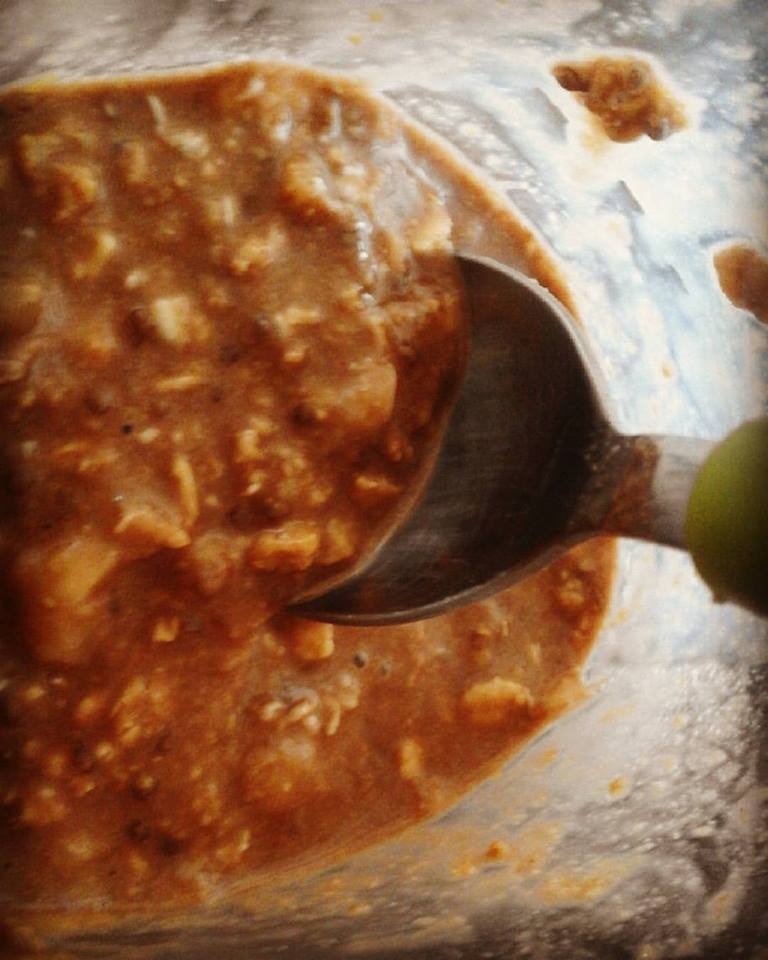 Overnight Oats de Manteiga de Amendoim, Banana e&nbsp;Cacau