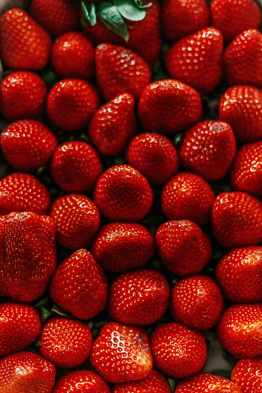 red strawberries