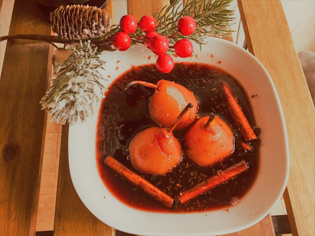 Nem só de rabanadas vive o Natal…Pêras Bêbadas em Vinho do&nbsp;Porto!