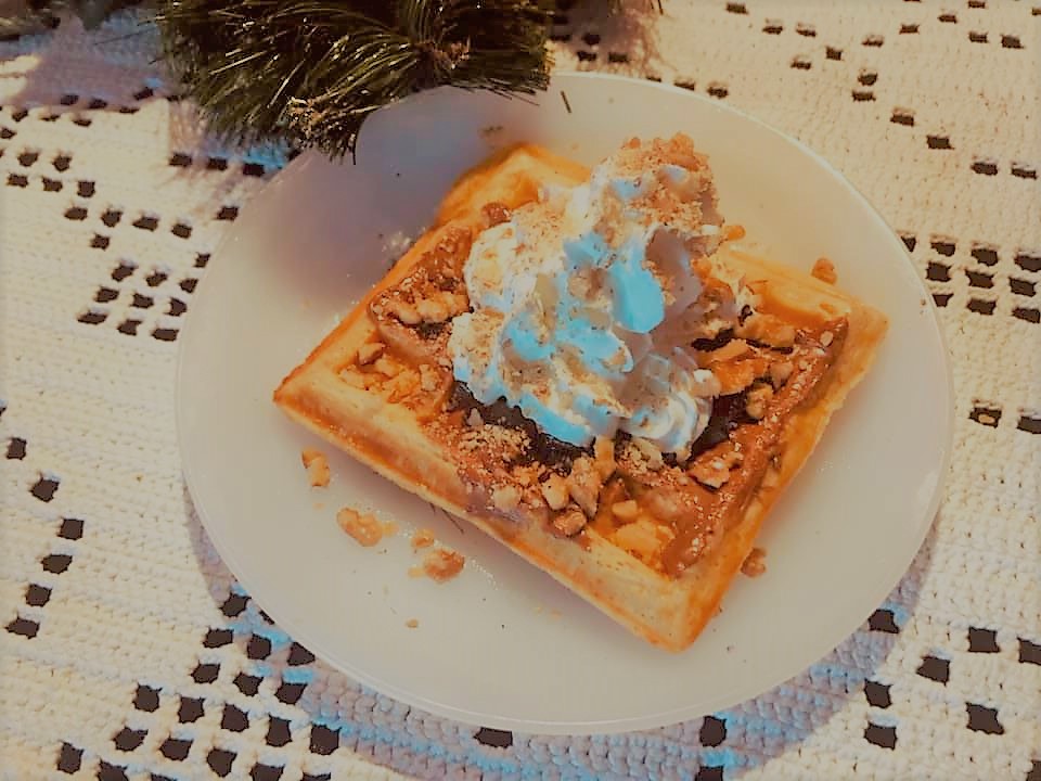 Waffle Americano…tão bom neste tempo frio com um chá ou&nbsp;café