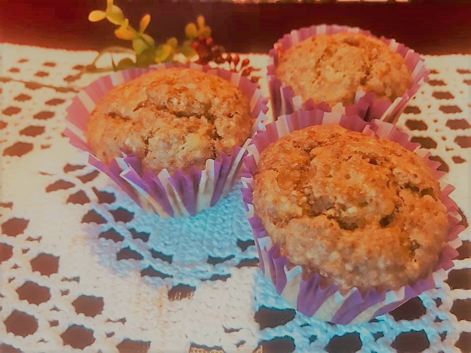 Muffins de Banana com sementes de&nbsp;chia