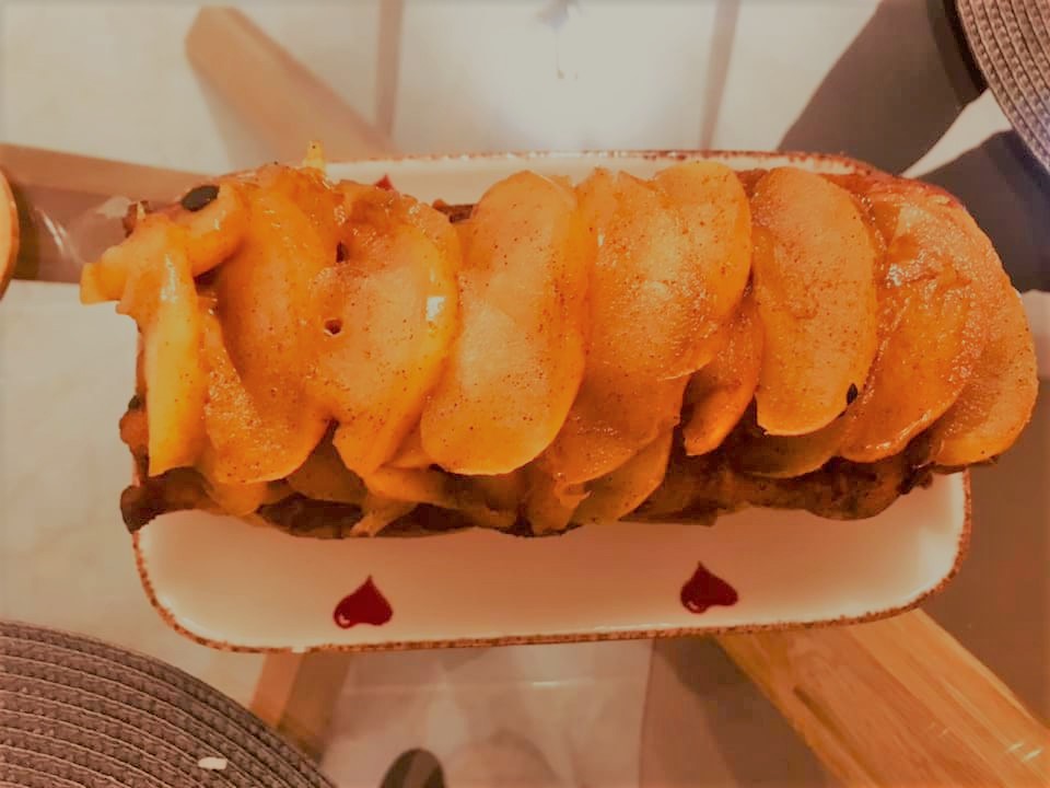 Bolo com recheio de Maçã e&nbsp;Canela