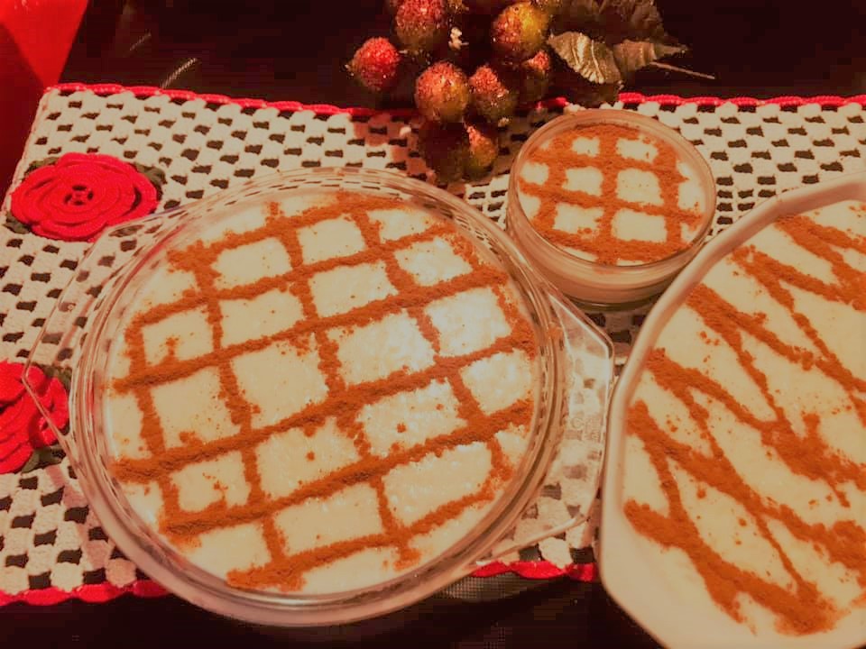 Arroz doce de leite condensado e leite em&nbsp;pó