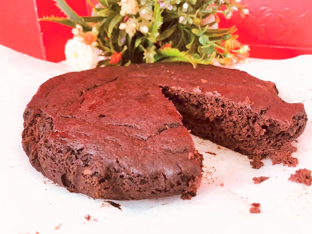 Bolo de banana com&nbsp;cacau