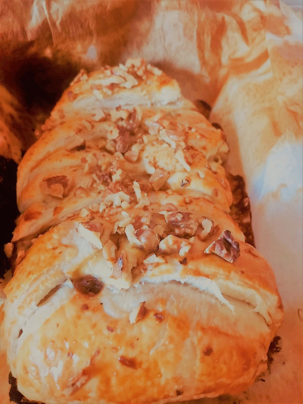 Trança de maçã com nozes e&nbsp;mel